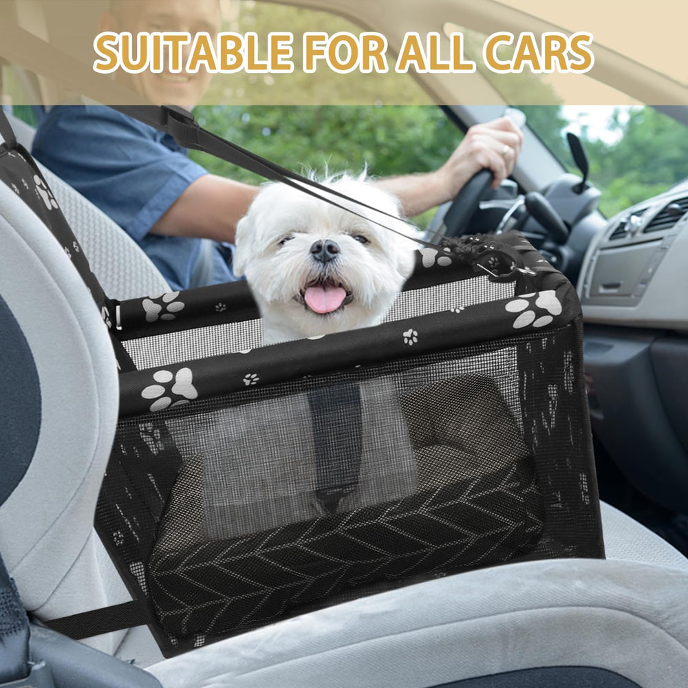 PetsHome dog car seat comes with removable thick mat