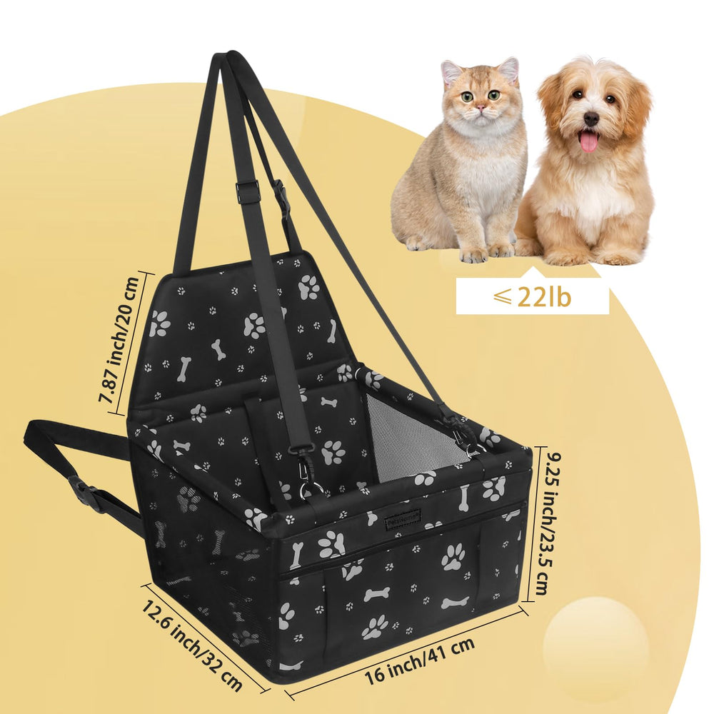 PetsHome dog car seat waterproof Oxford fabric close-up for easy cleaning