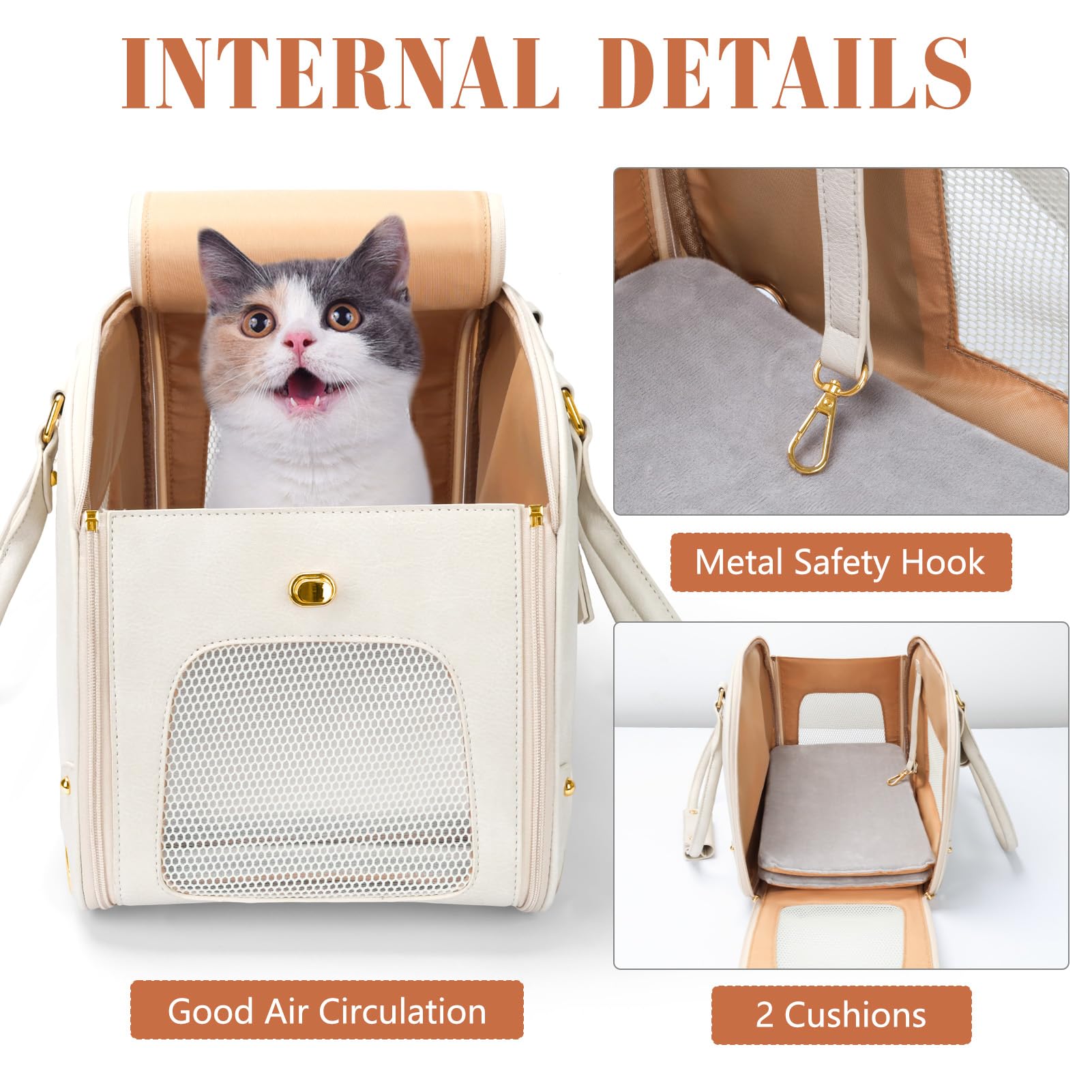 PetsHome Dog Carrier Purse foldable design saves space when not in use.
