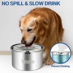 Petsinurarea non-slip-base keeps bowls steady during feeding.