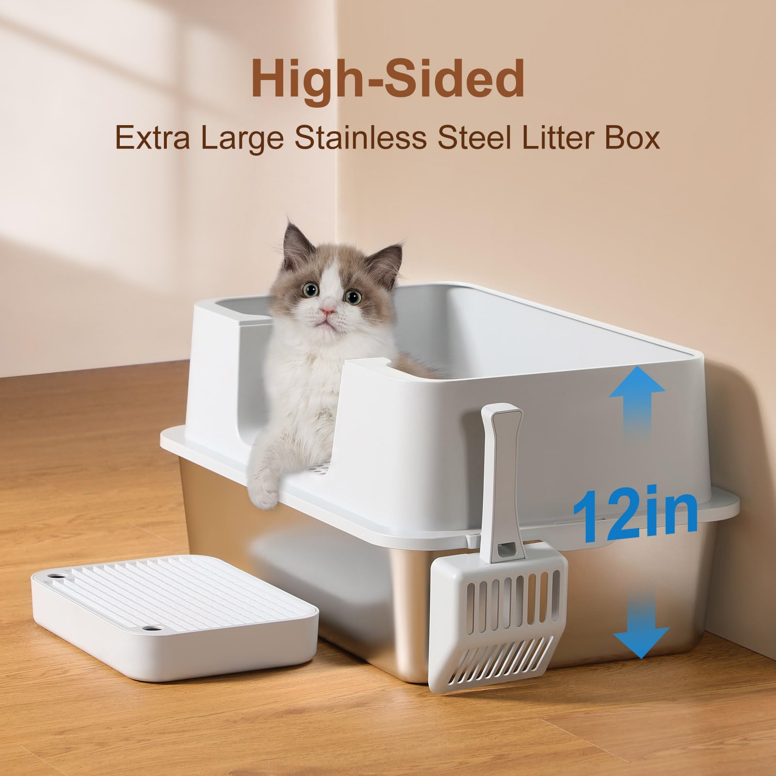 Petsinurarea privacy lid with removable top cover for discreet use