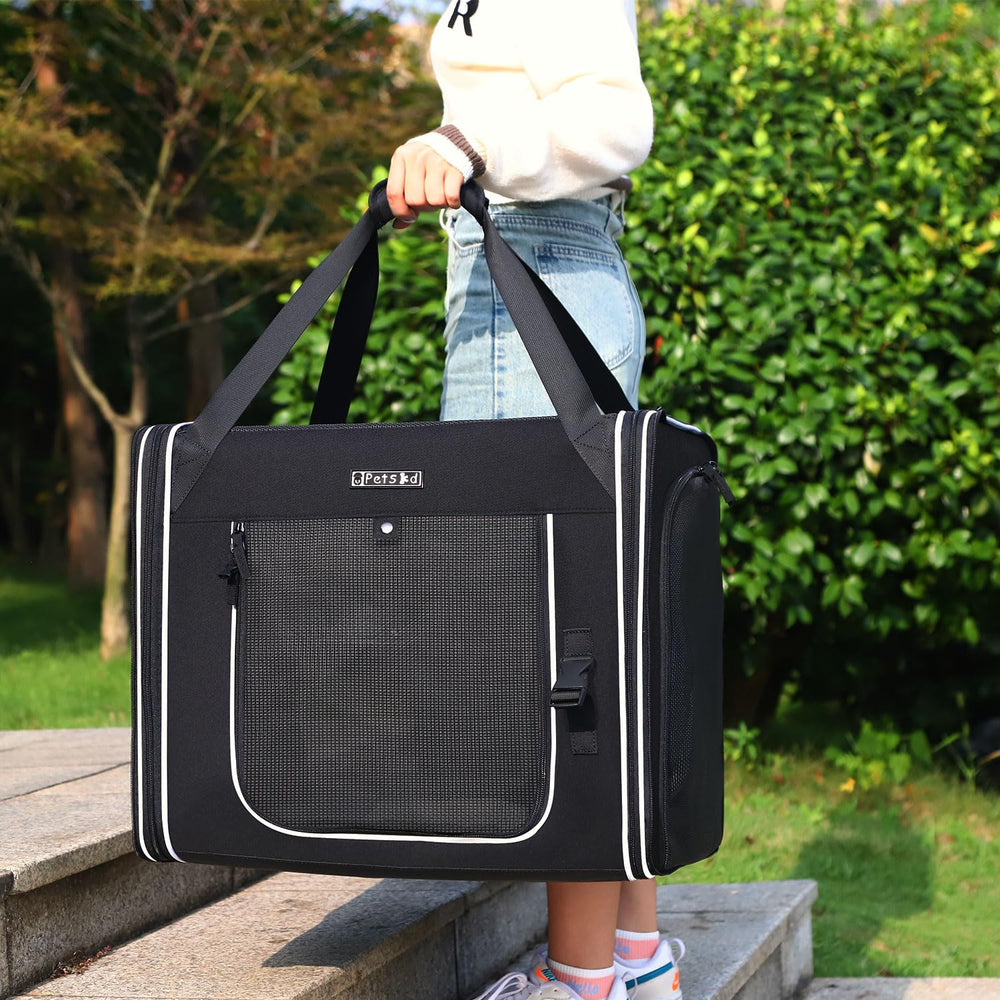 Petskd all-in-one carrier bundle supports flexible multi-cat travel configurations