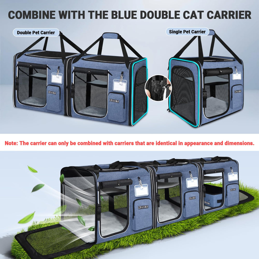 Petskd cat carrier safety buckle lock highlights secure travel for pets.