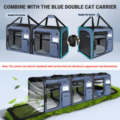 Petskd cat carrier safety buckle lock highlights secure travel for pets.