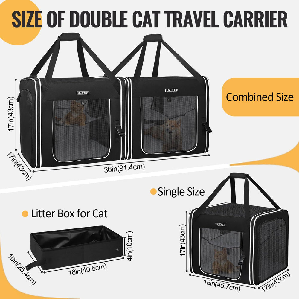 Petskd litter box included 16x10x4 inches for on-the-go relief