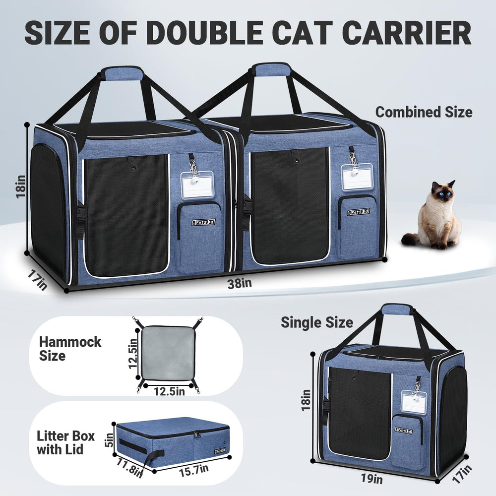 Petskd cat litter box inside folds away for easy travel setup