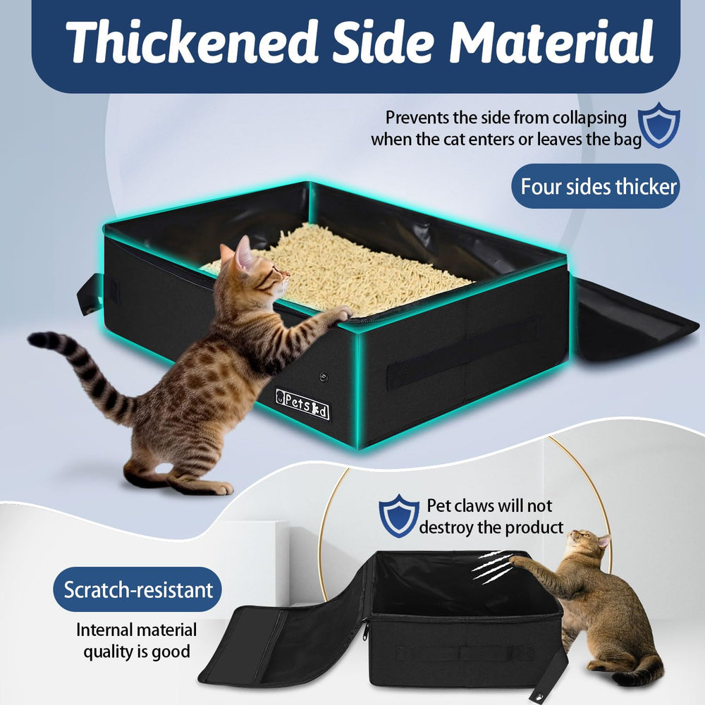 Petskd disposable liner bags 10-pack included with Petskd litter box for mess-free changes.
