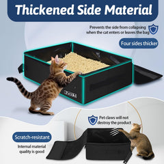 Petskd disposable liner bags 10-pack included with Petskd litter box for mess-free changes.