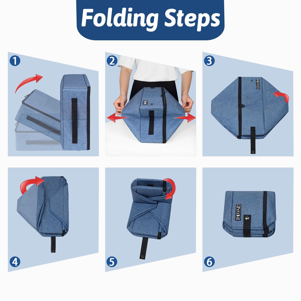 Petskd easy-clean interior waterproof surface simplifies post-trip cleanup