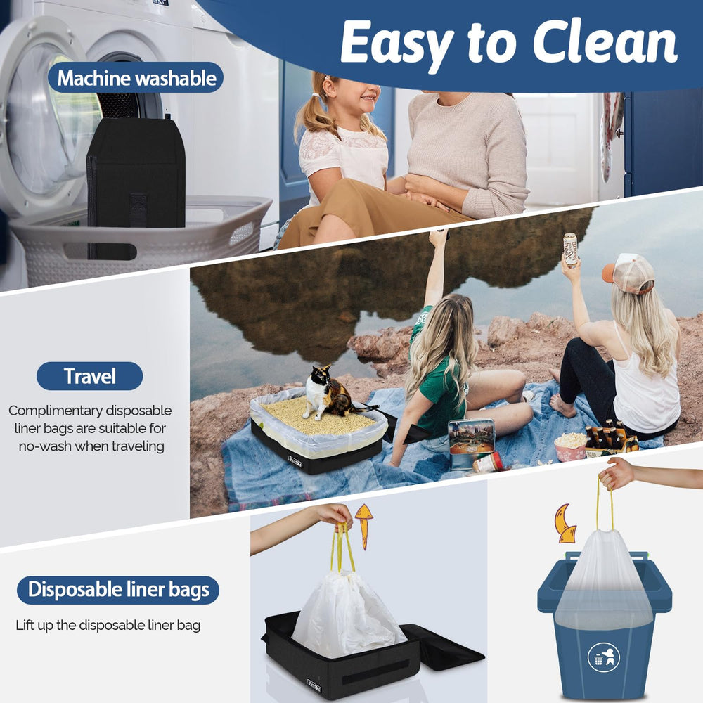 Petskd leakproof waterproof inner material helps contain mess during car trips.