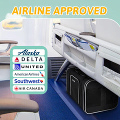 Petskd pet carrier front view demonstrates airline compatibility for flights