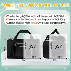 Petskd pet carrier side ventilation mesh highlights airflow for comfort