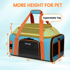Petskd mesh ventilation five-sides improves airflow during travel