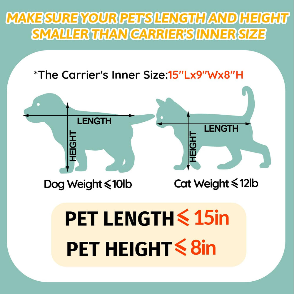 Petskd soft dog carrier top view emphasizes compact, portable design