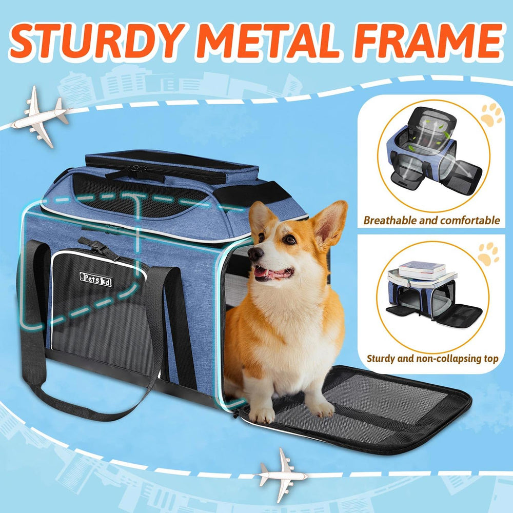 Petskd waterproof-fabric close-up emphasizes durable, easy-to-clean exterior.
