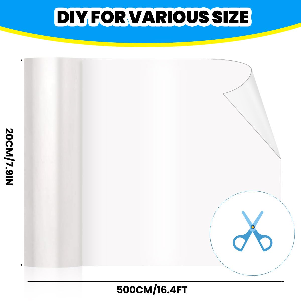 Petslucent cat scratch protector is cut to size for a custom fit.