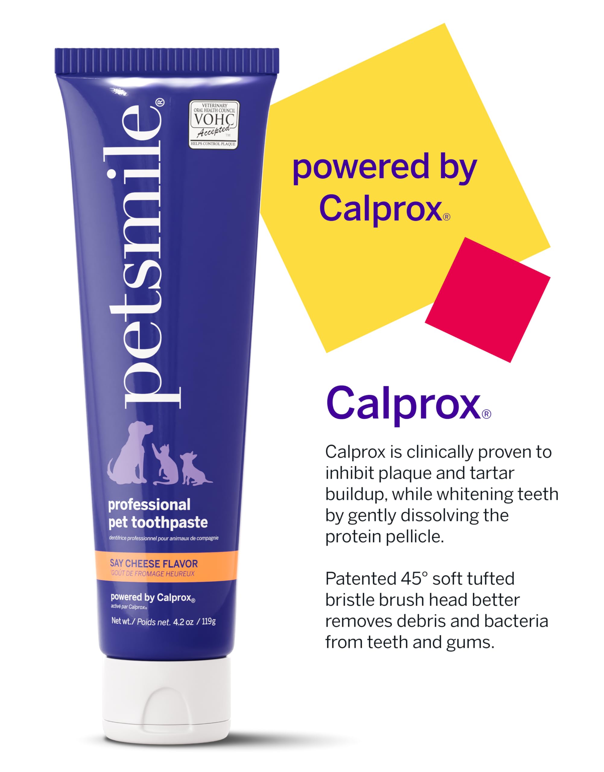 Petsmile Calprox pellicle-dissolution visual hints at plaque and tartar control potential