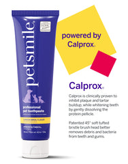 Petsmile Pro cat teeth application showing no-brush daily care.