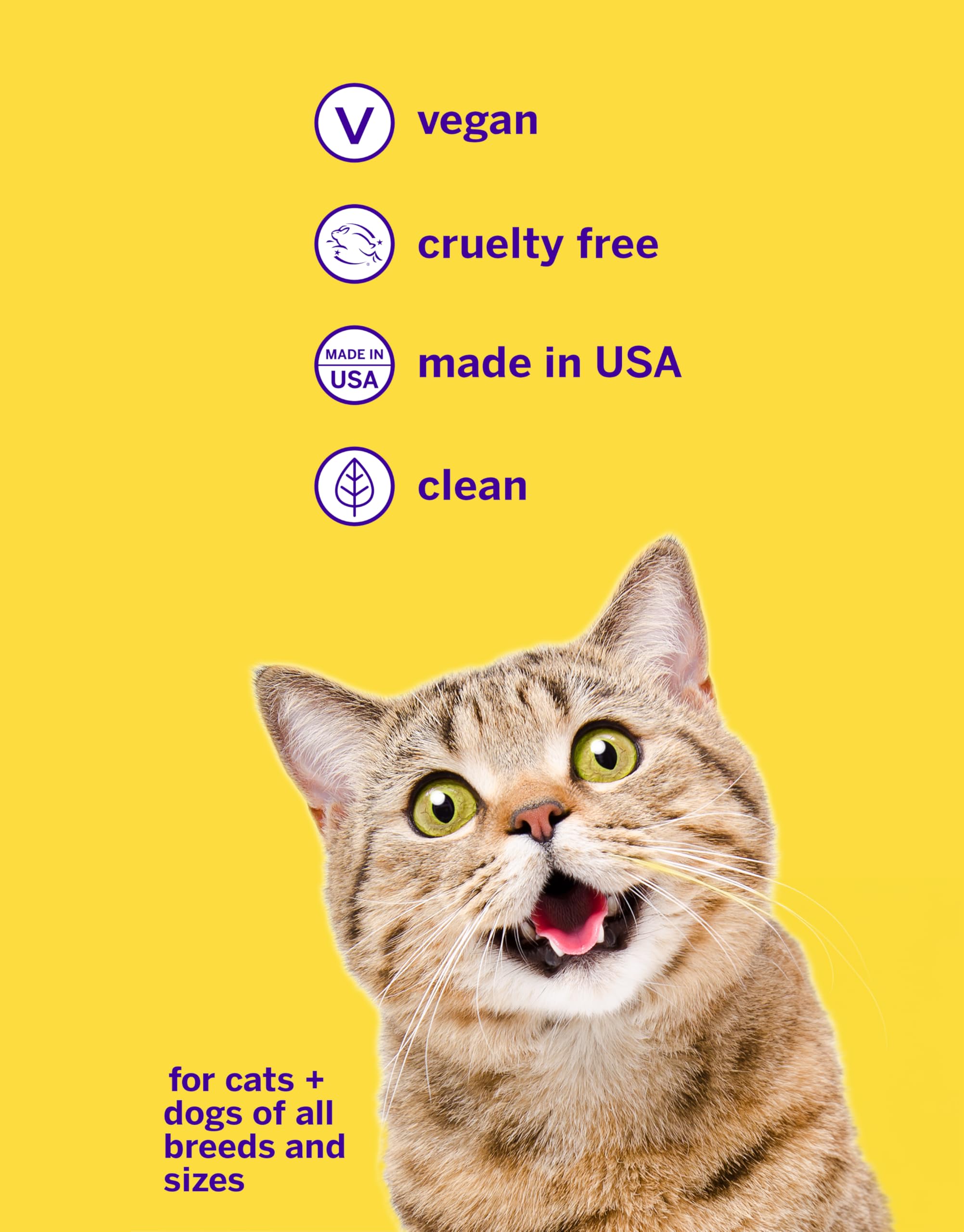 Petsmile Pro USA-sourced hypoallergenic ingredients highlighted for safety.