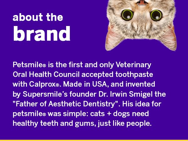 Petsmile toothpaste tube packaging highlights convenient daily care for cats and dogs