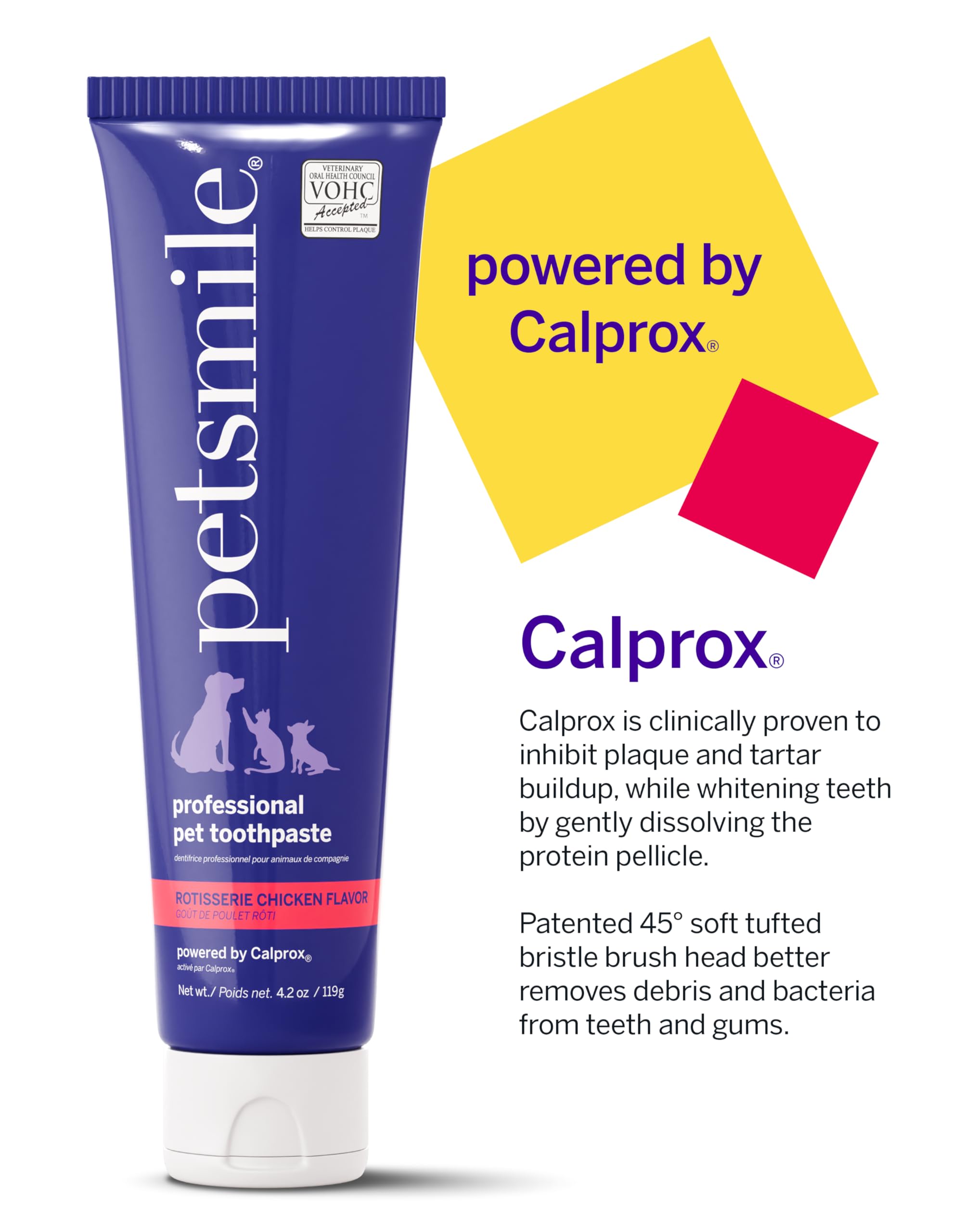 Petsmile VOHC label closeup signals veterinary-backed oral care recognition