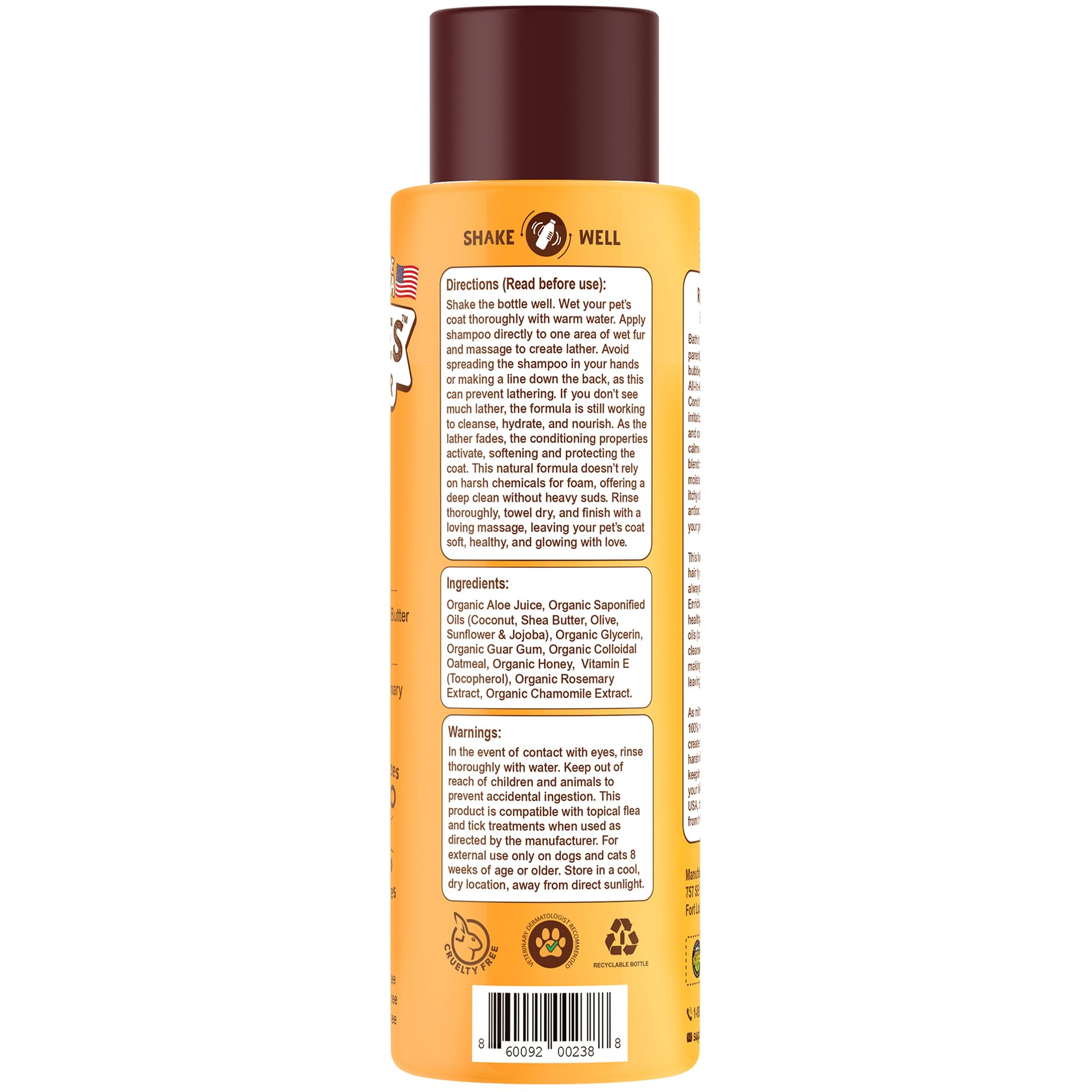 Petsmont Dream Bubbles chamomile calming lather scene suggests relaxing grooming ritual.