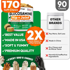 Petsology glucosamine chondroitin msm turmeric dogs product photo suggests pain relief potential.