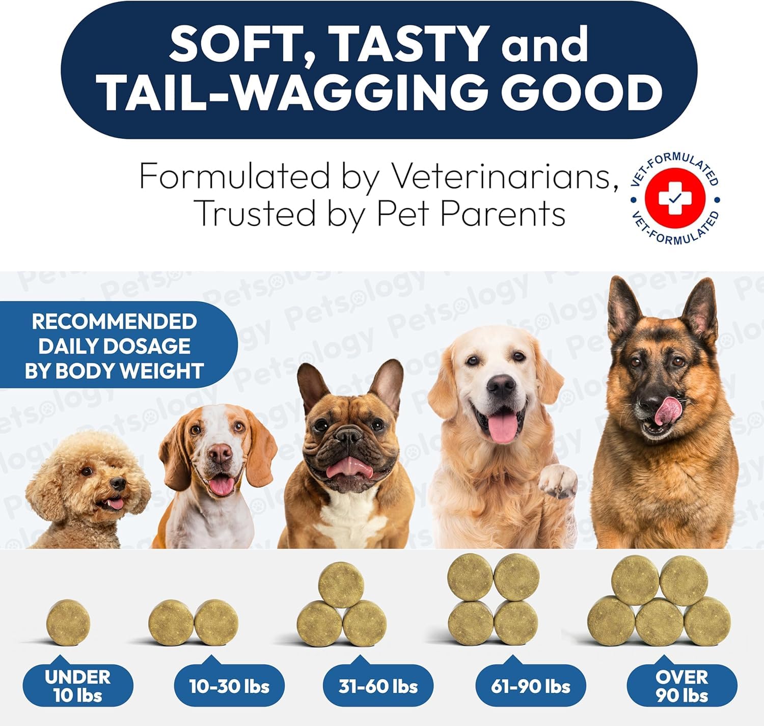 Petsology Omega-3 Dog Chews usa-made promise from a FDA-registered facility.