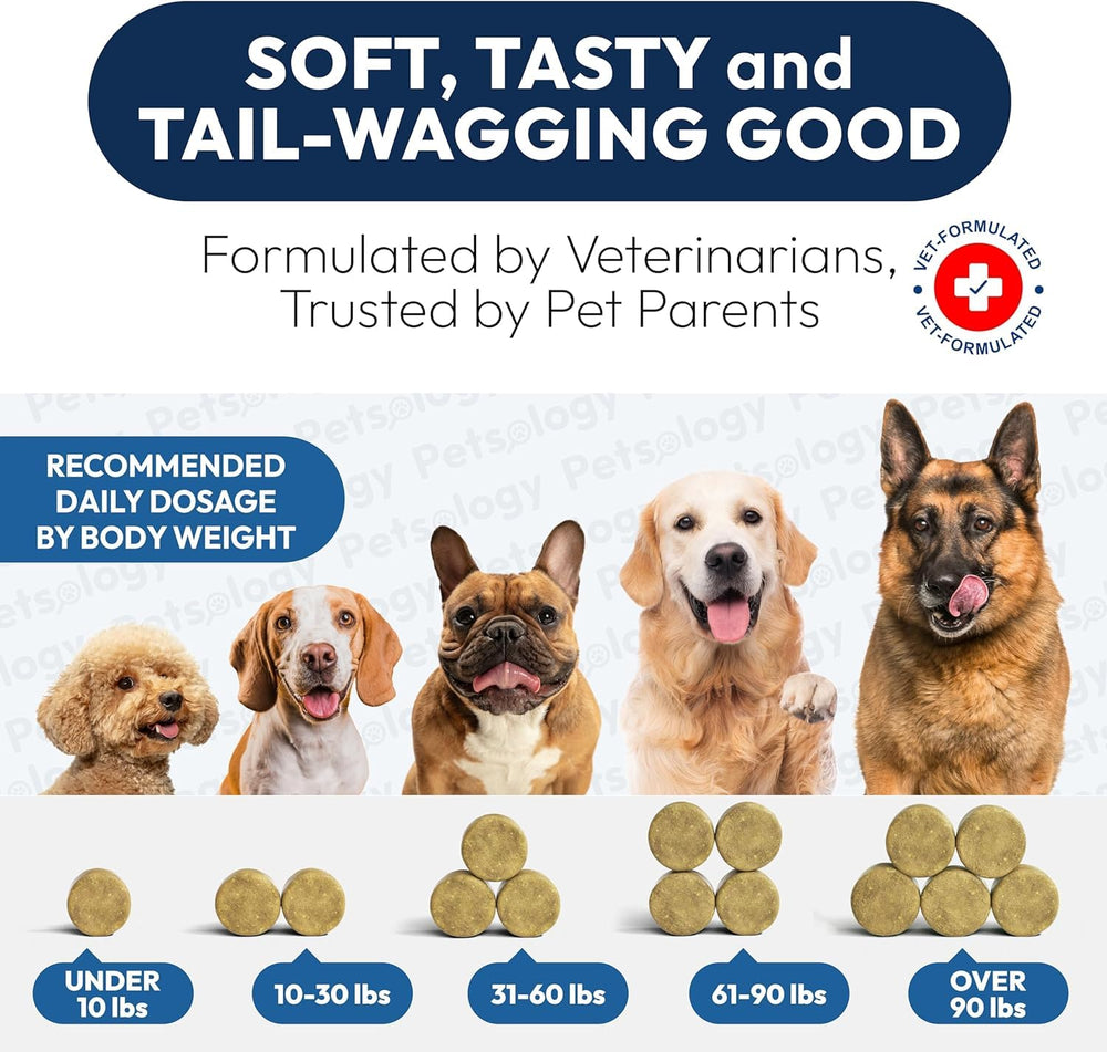 Petsology Omega-3 Dog Chews usa-made promise from a FDA-registered facility.