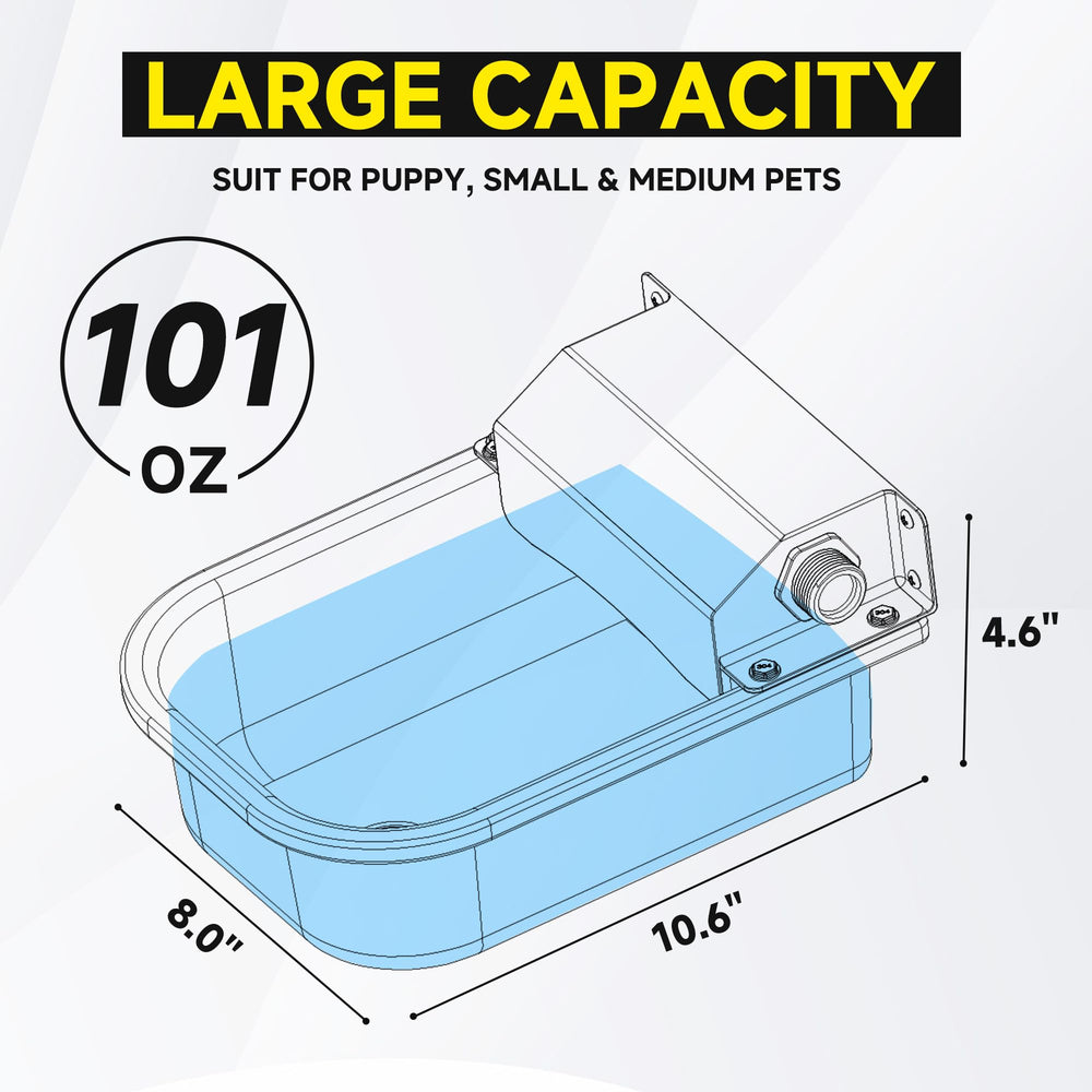 Petsolon dual installation options wall or ground for versatile placement