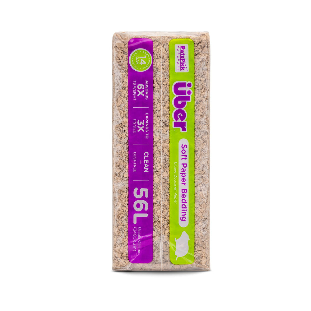 PETSPICK nestable bedding inside cage supports comfortable burrows and restful sleep.