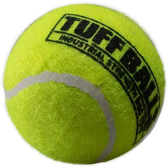 PetSport Jr Tuff Ball durable rubber walls closeup emphasizes bounce and chew resistance.