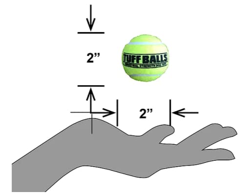 PetSport Jr Tuff Ball non-abrasive felt closeup highlights gentle-to-teeth play.
