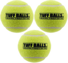PetSport USA giant tuff ball product shot highlighting durable 4-inch design for large dogs.