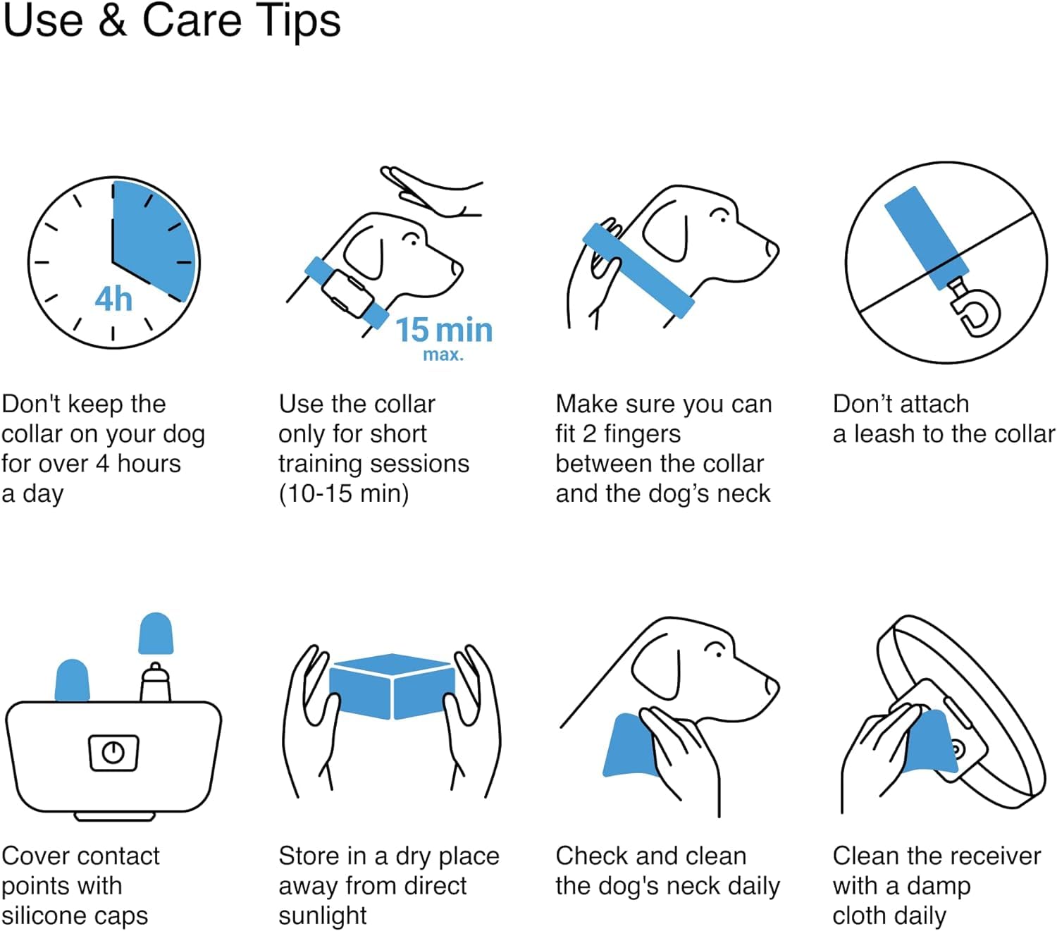 PetSpy waterproof, durable collar built for active dogs