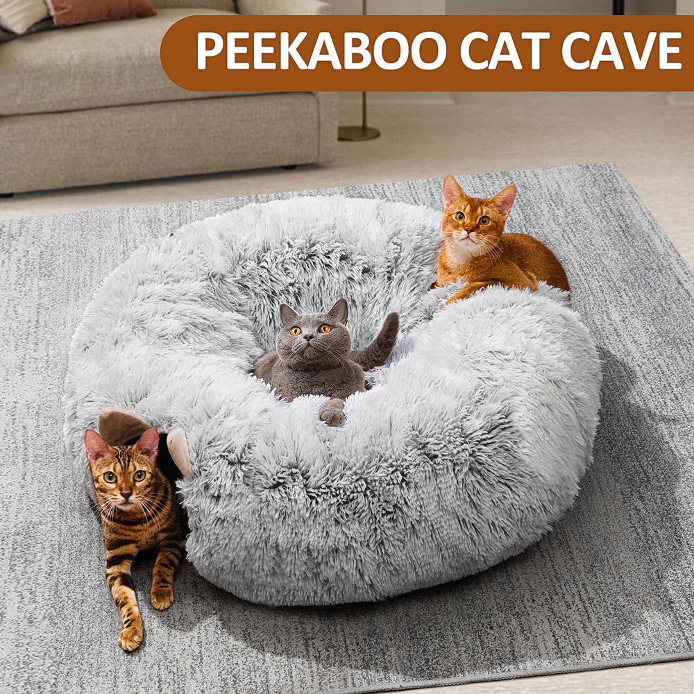 PETSTA Cat Tunnel grey 36 inch footprint indicates spacious layout