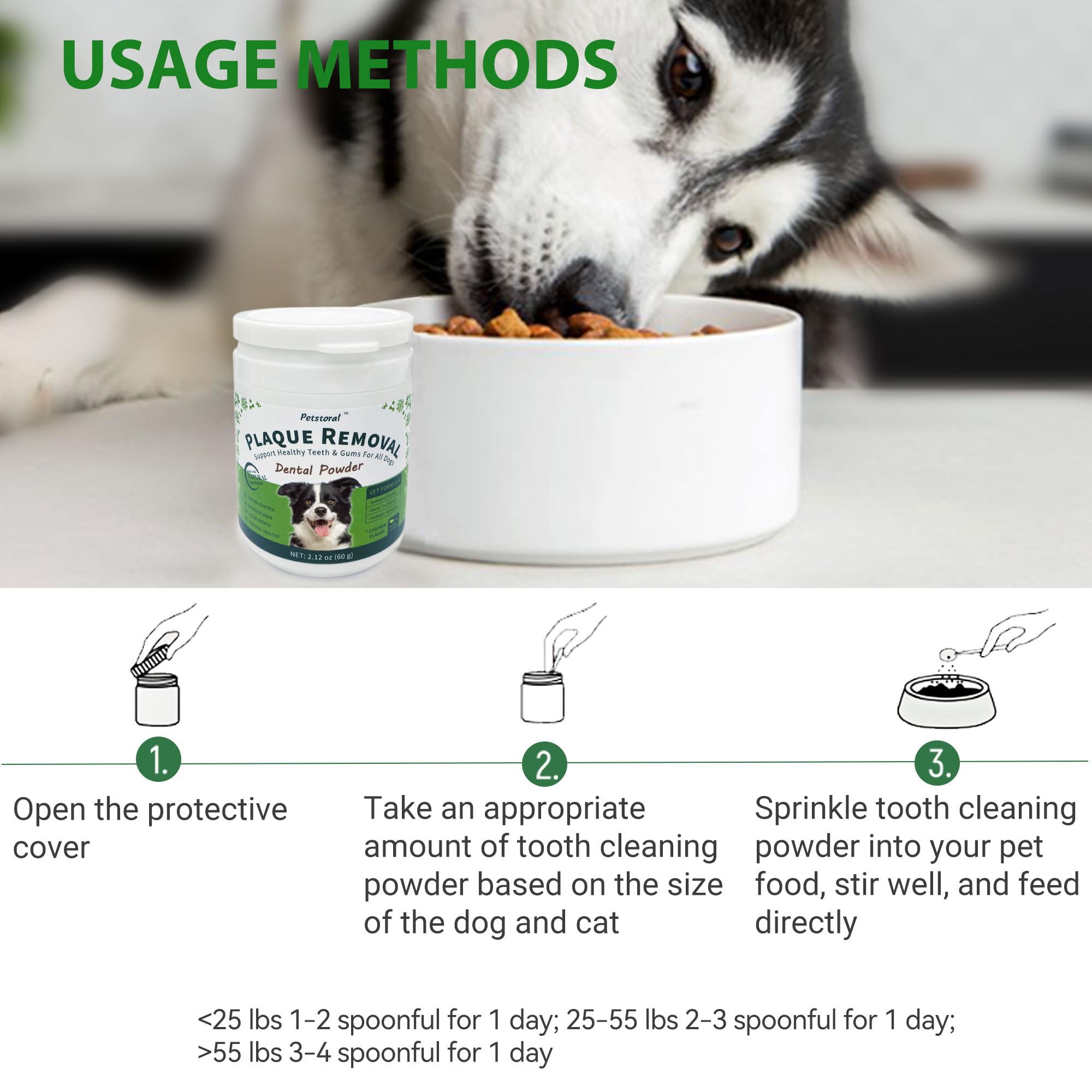 Petstoral dental care for all-ages pets supports easy at-home care.