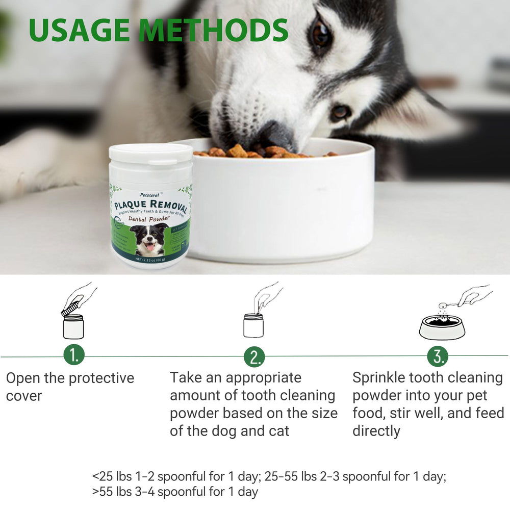 Petstoral dental care for all-ages pets supports easy at-home care.