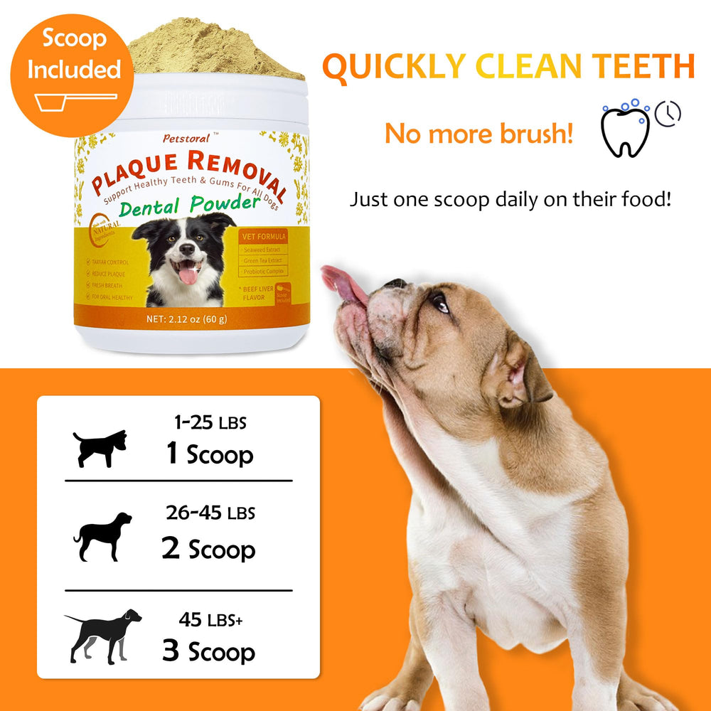 Petstoral natural formula supports healthy teeth and gums