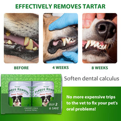 Petstoral natural zeolite powder ingredient features dental support.