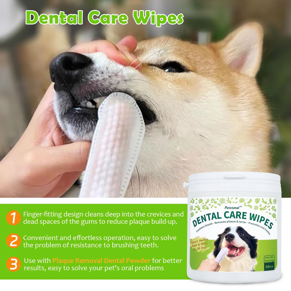 Petstoral powder added to pet food for convenient daily dosing.