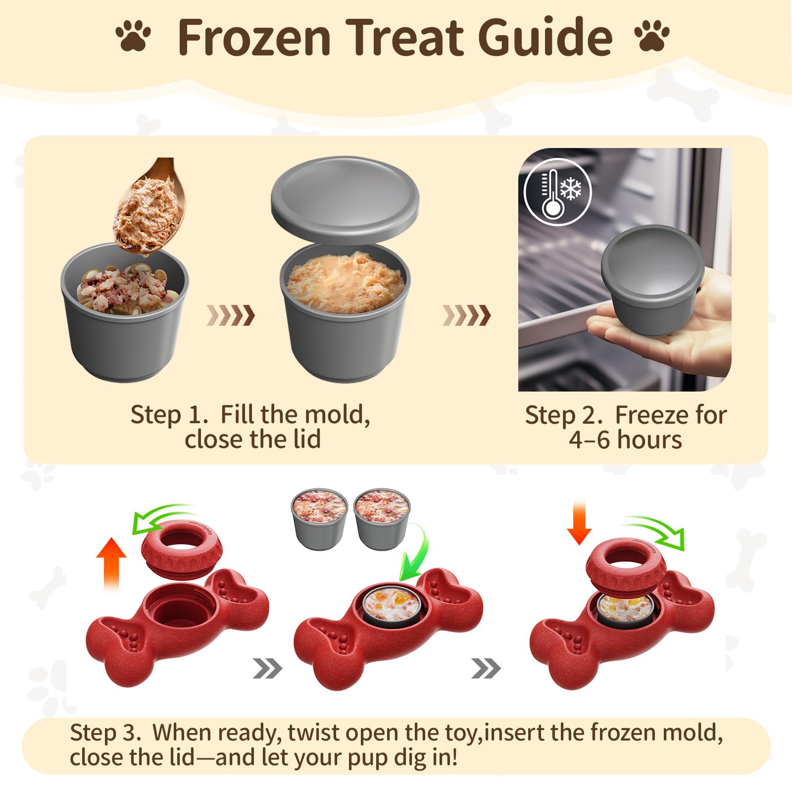 PETSWEET 3-in-1 enrichment toy chew-resistant materials shown in action