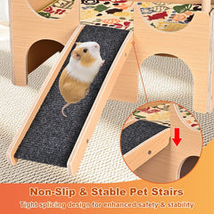 PETTDATE 7mm natural wood construction highlighting durable frame