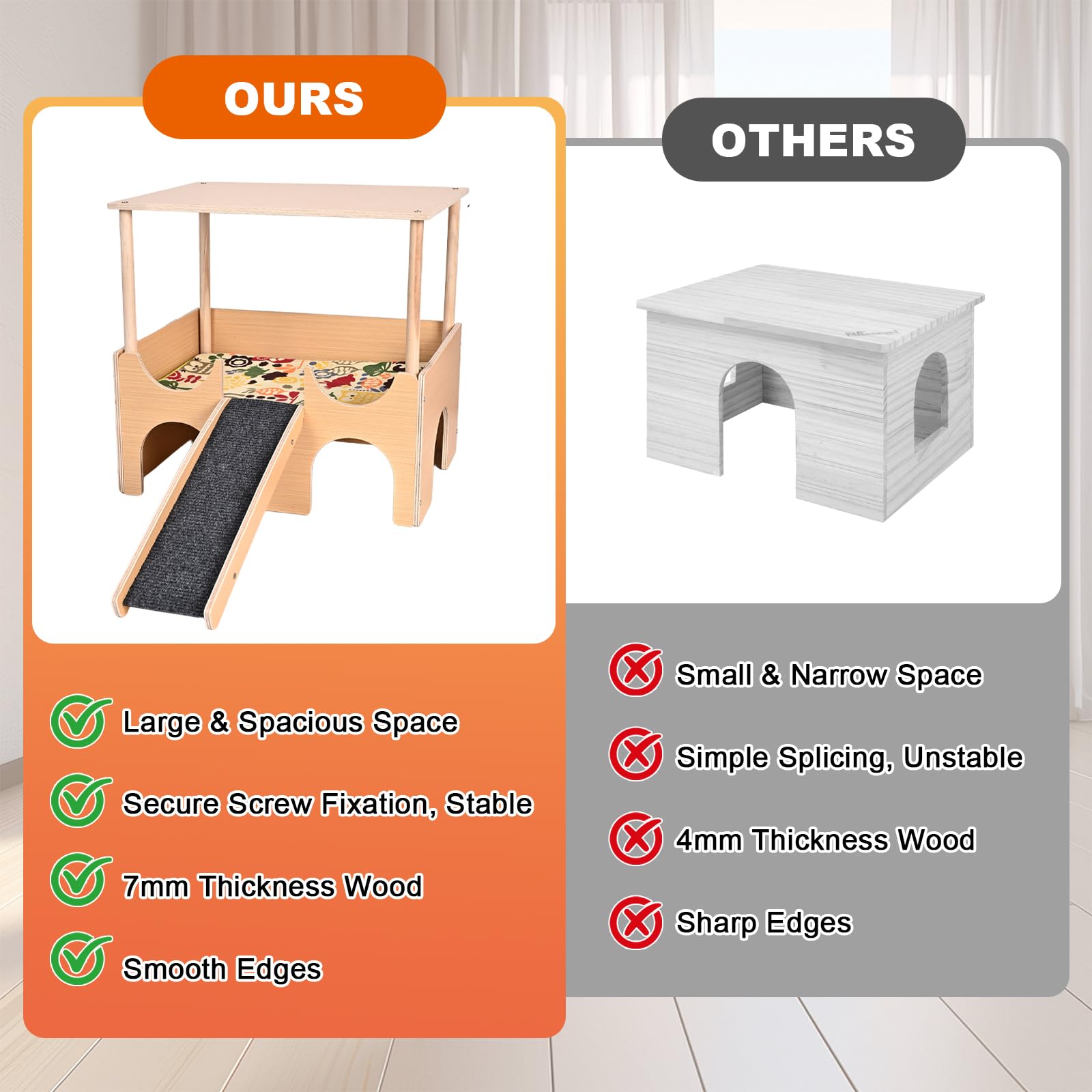 PETTDATE easy assembly with pre-drilled holes for quick setup