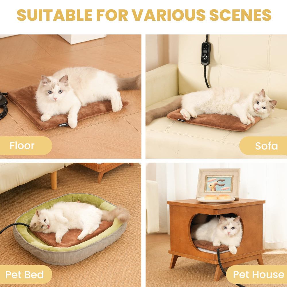 PetTemp 8-layer safety design and chew-resistant cord.