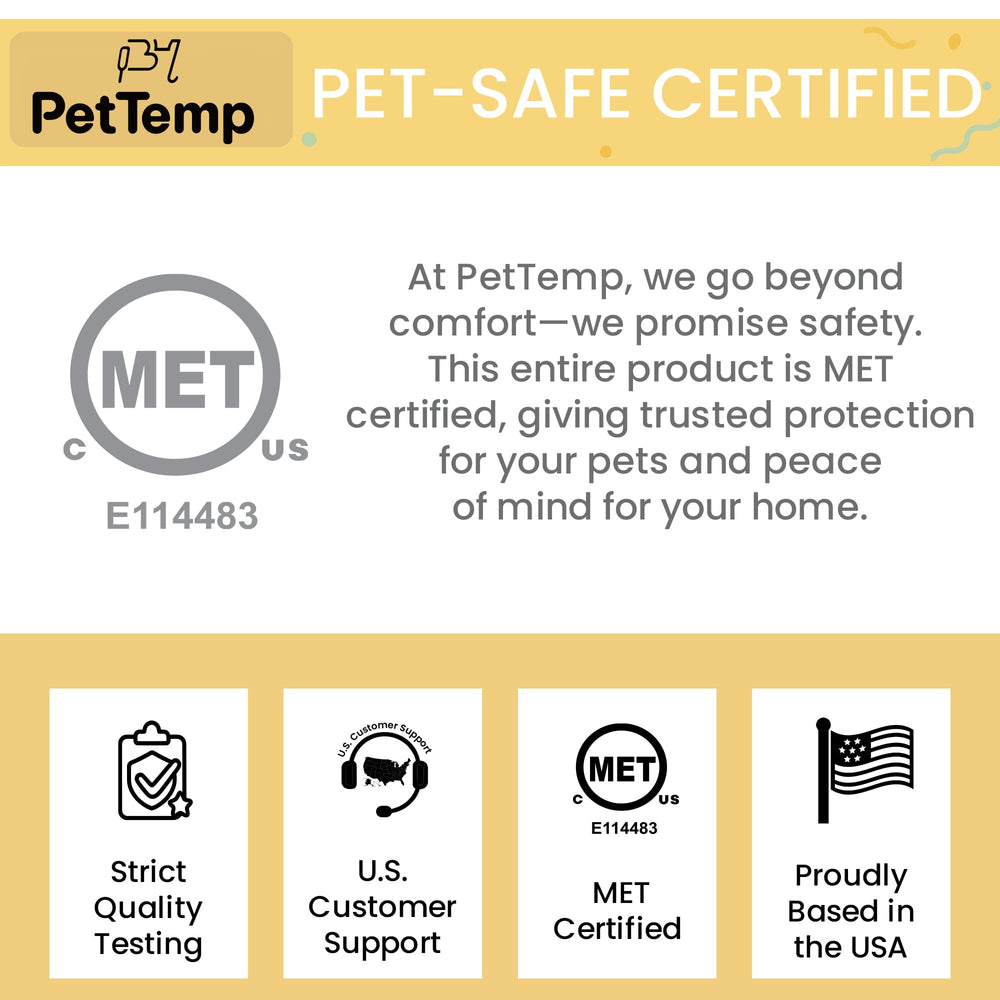 PetTemp heated pet pad round 16-inch option fits round beds