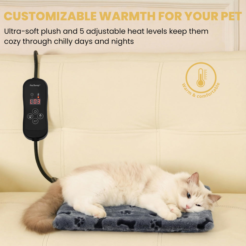 PetTemp waterproof PVC layer protects durability on damp floors