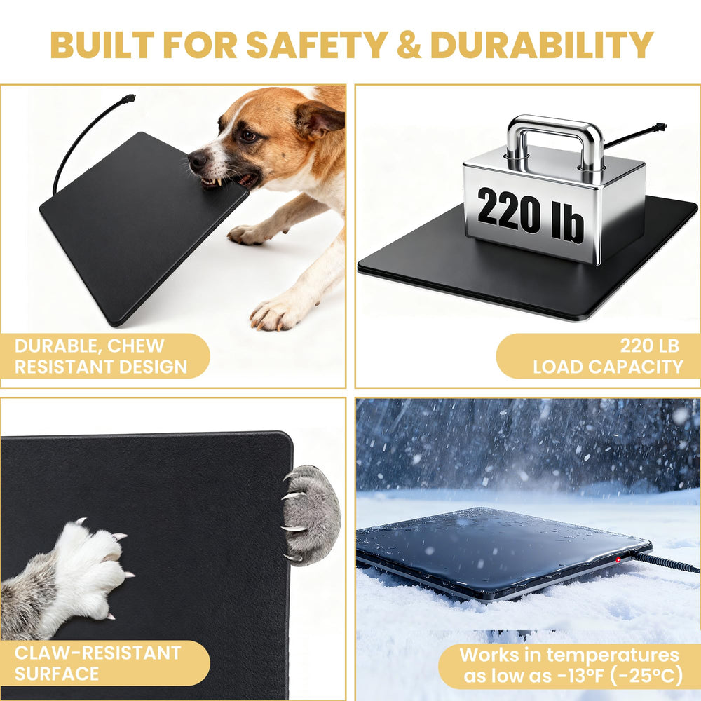 PetTemp anti-bite cord design helps prevent chewing during outdoor use