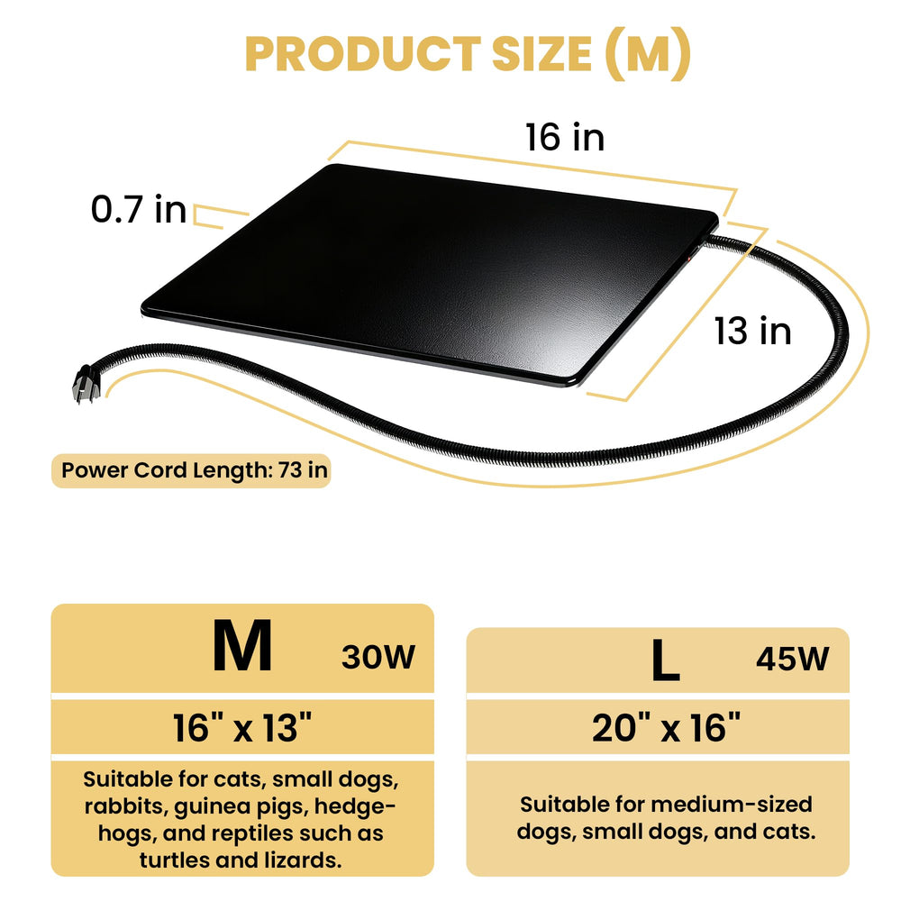 PetTemp durable ABS plastic resists scratches and moisture for long-term outdoor durability