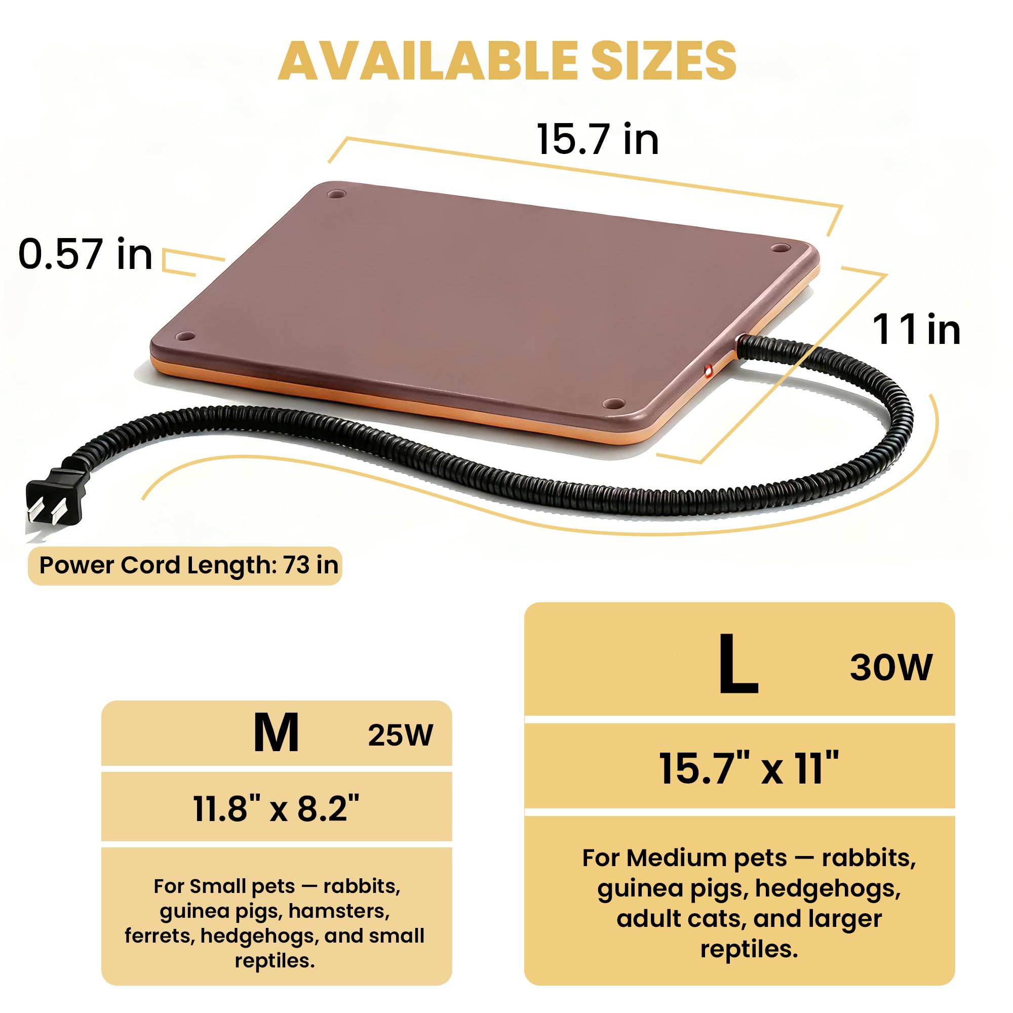 PetTemp bite-proof cord ensures durability during playful pets